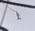 Fish Pendant in Sterling Silver