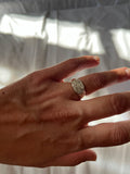 Melted Signet Ring in Solid Silver