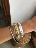 Asteria Cuff Bracelet in Silver or in Bronze