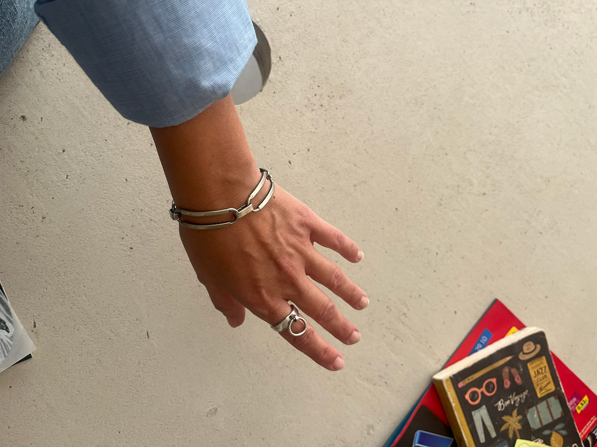 Unisex Silver Chain Bracelet