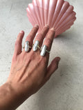 Nerea Silver Ring with Mother of Pearl